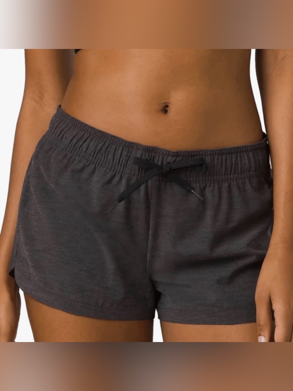 Prana Mariya Women's Charcoal Athletic Lounge Shorts